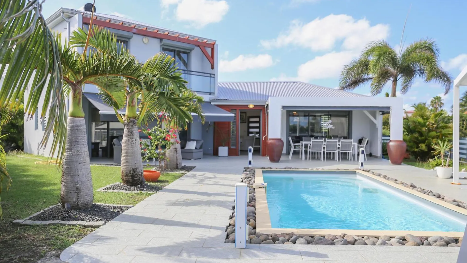 Villa Aux Orchidees - 3 Chambres Piscine Vue Mer - Salon Climatisee 圣安尼 0*,  瓜德罗普