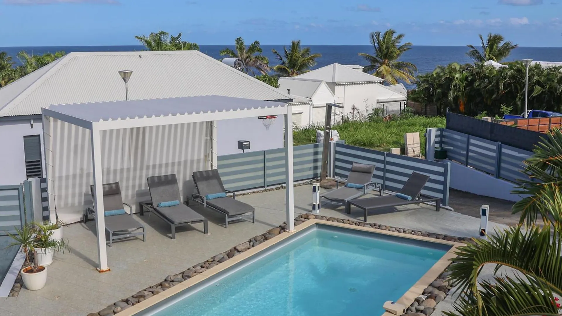 Villa Aux Orchidees - 3 Chambres Piscine Vue Mer - Salon Climatisee 圣安尼 0*,  瓜德罗普