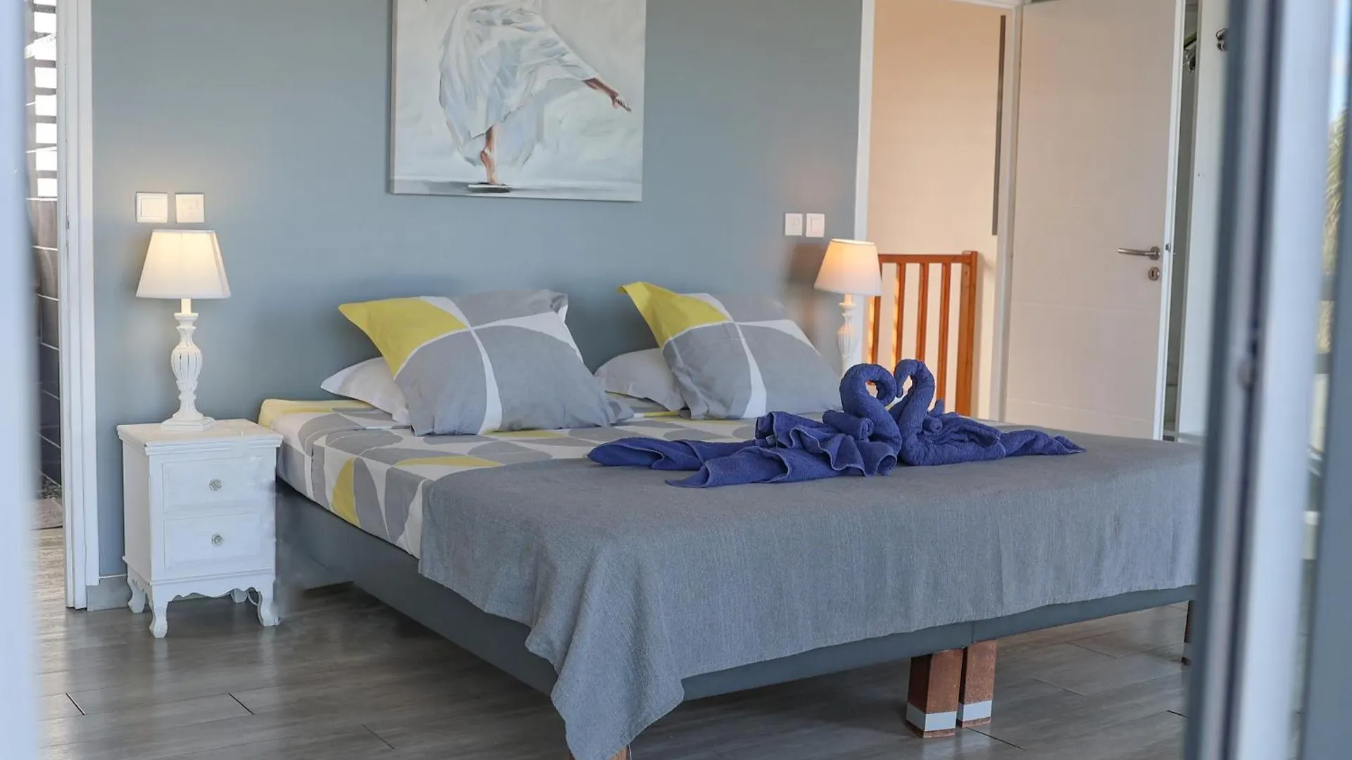 Villa Aux Orchidees - 3 Chambres Piscine Vue Mer - Salon Climatisee 圣安尼 瓜德罗普