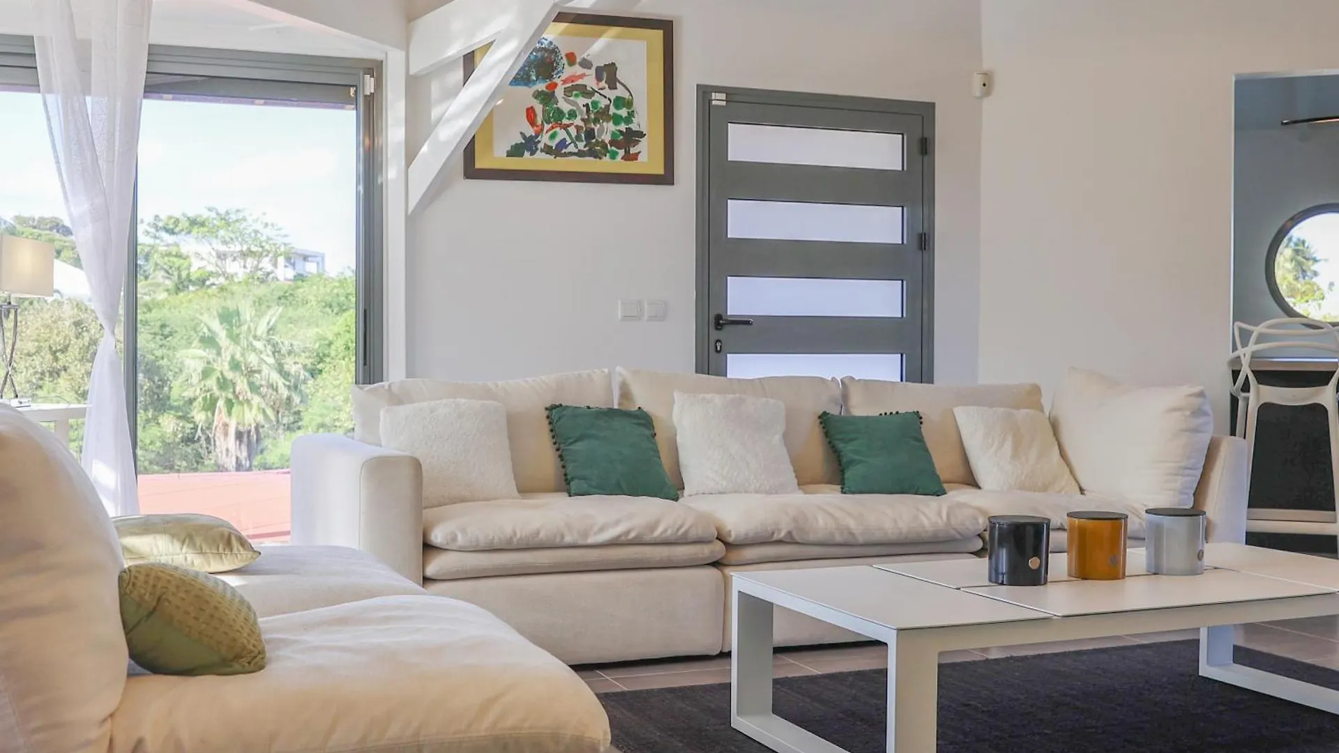 Villa Aux Orchidees - 3 Chambres Piscine Vue Mer - Salon Climatisee 圣安尼