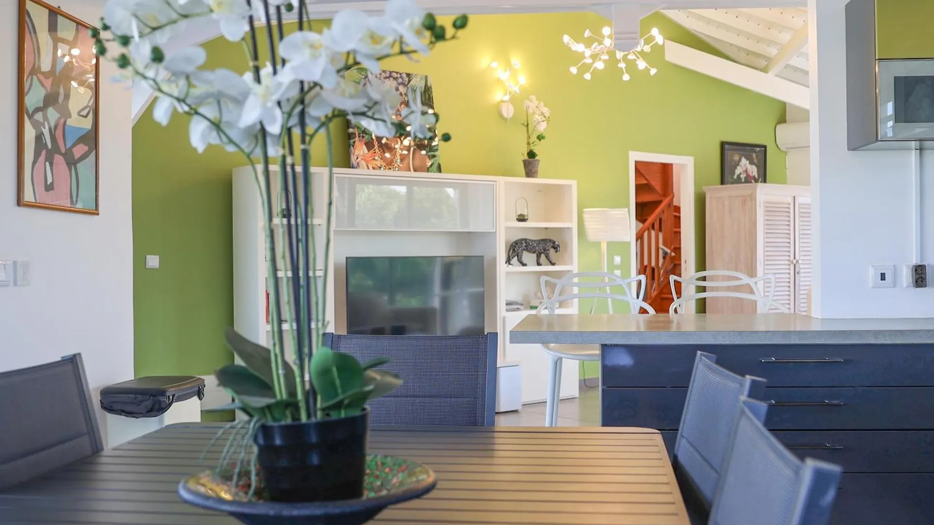 Villa Aux Orchidees - 3 Chambres Piscine Vue Mer - Salon Climatisee 圣安尼 瓜德罗普